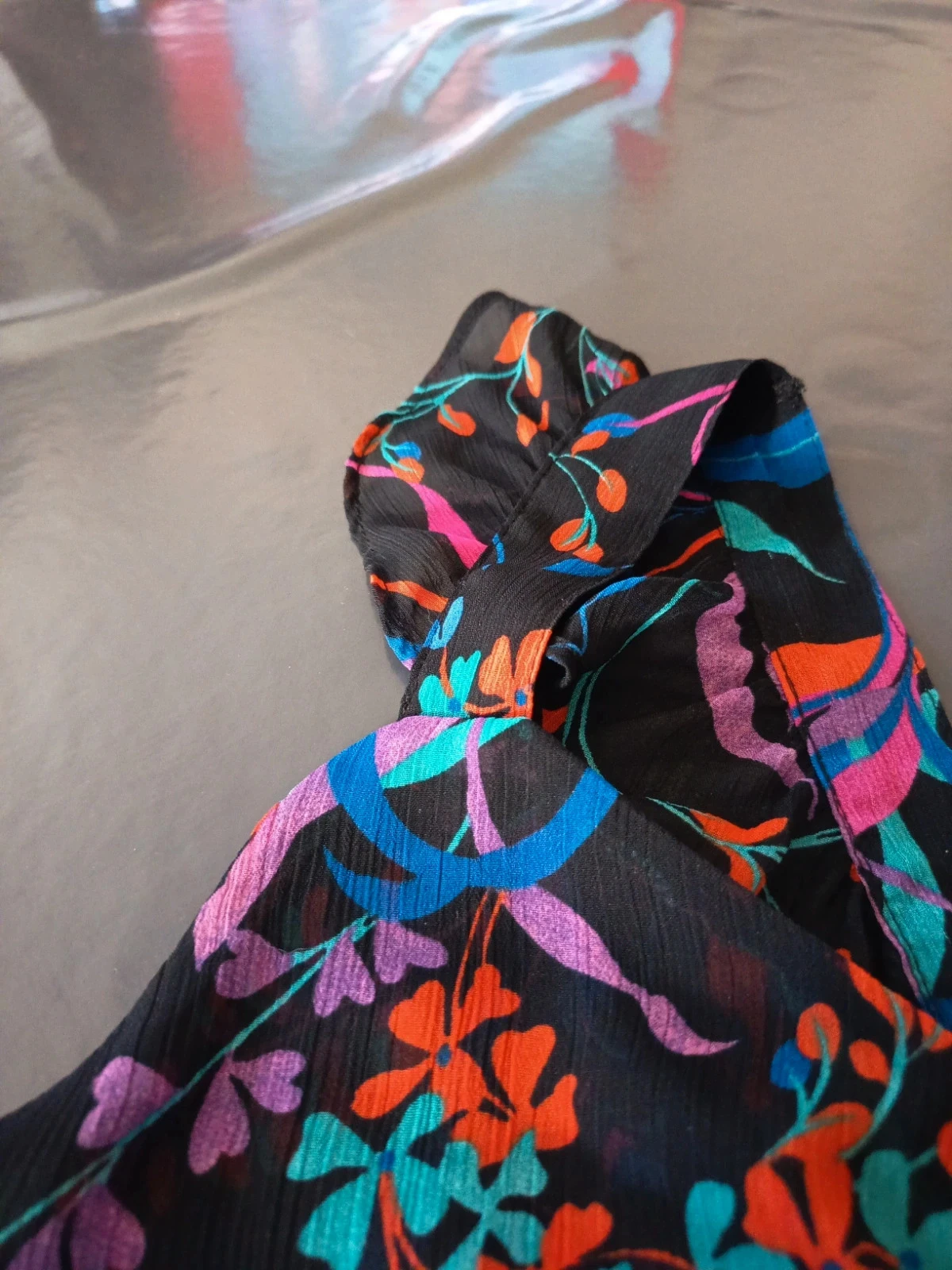 Vestido floreado negro – photo 3